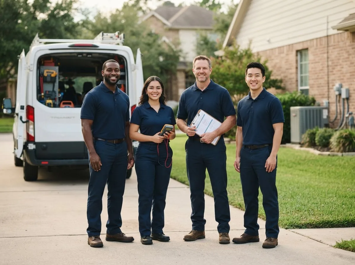 Certified HVAC technician near Mcloud, OK